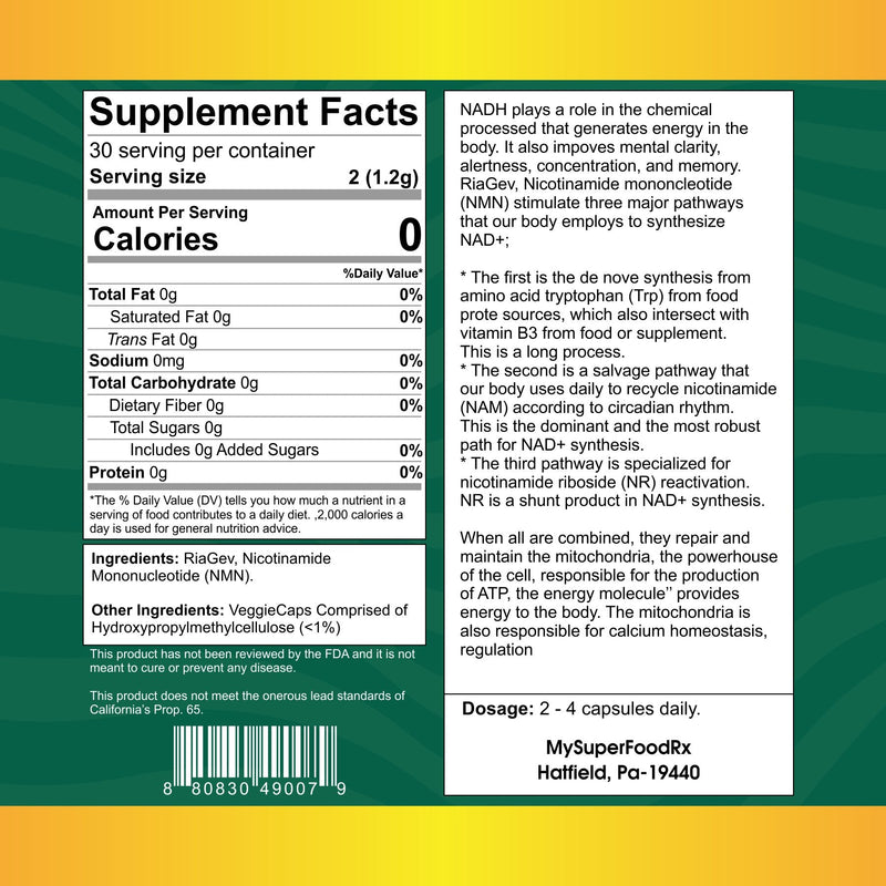 Cellular Restoration (60 Capsules) - Mysuperfoodrx