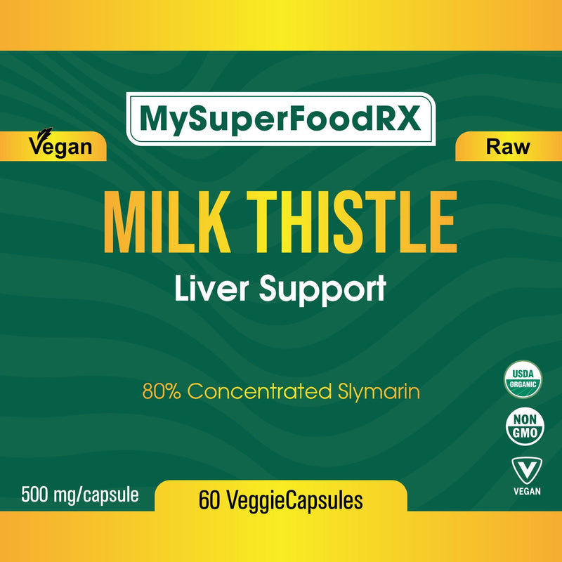 Milk Thistle Extract Capsules (60 Capsules) - Mysuperfoodrx