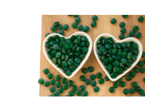 Chlorella food supplement for anti-aging