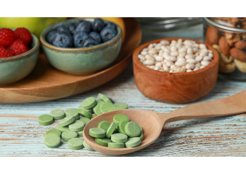 Chlorella food supplement for gut health