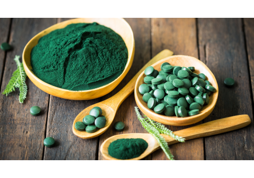 Chlorella food supplement for nutrient deficiency