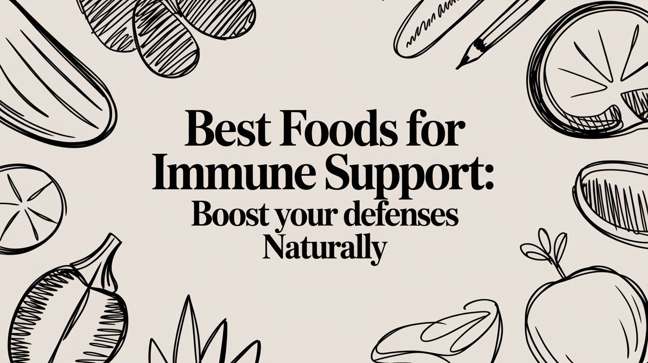 Best foods for immune support: Boost Your Defenses Naturally - Mysuperfoodrx