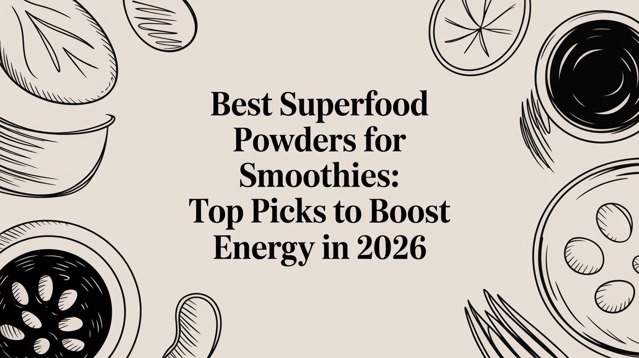 Best superfood powders for smoothies: Top picks to boost energy in 2026