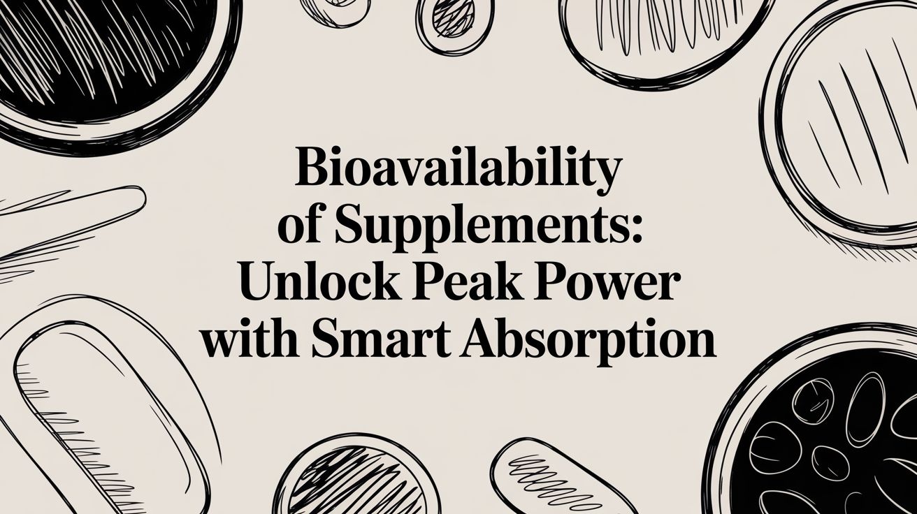 Bioavailability of Supplements: Unlock Peak Power with Smart Absorption - Mysuperfoodrx