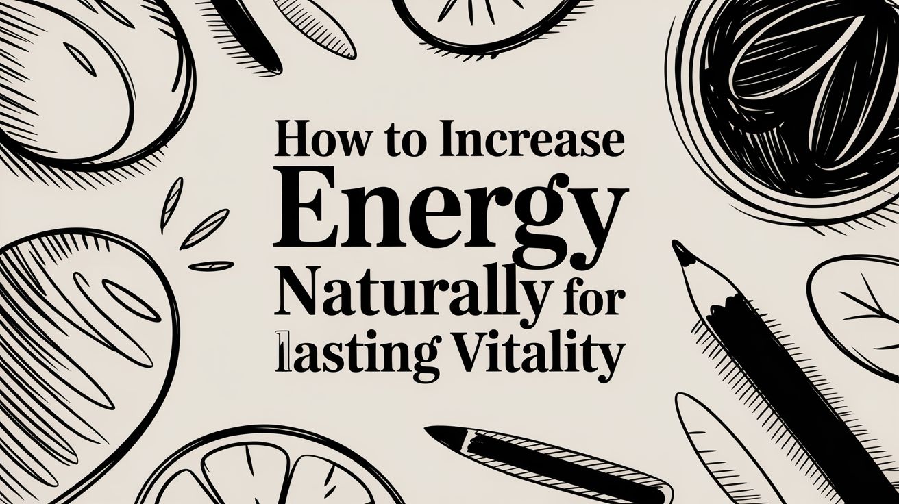 How to Increase Energy Naturally for Lasting Vitality - Mysuperfoodrx