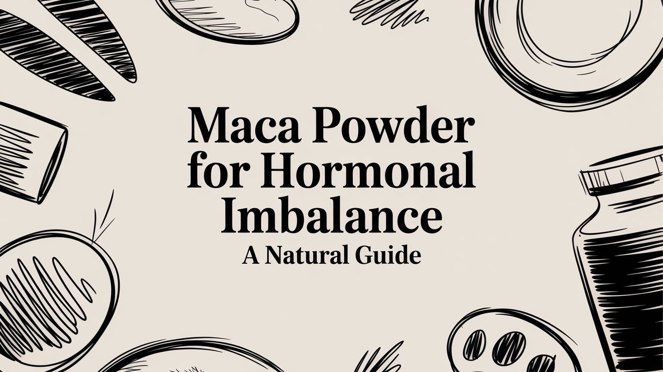 Maca Powder for Hormonal Imbalance a Natural Guide - Mysuperfoodrx
