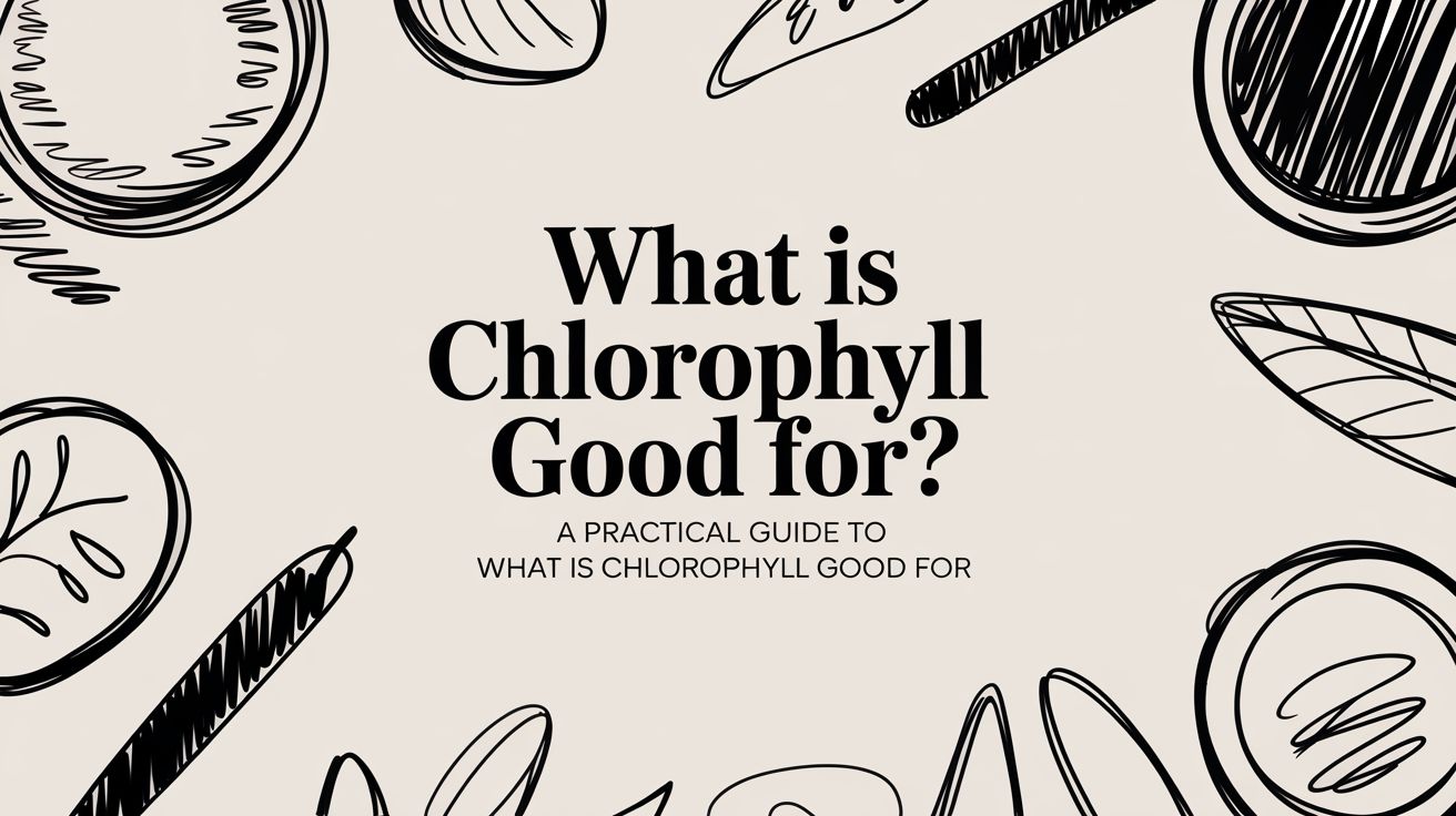 What is Chlorophyll Good For? A Practical Guide to what is chlorophyll good for - Mysuperfoodrx
