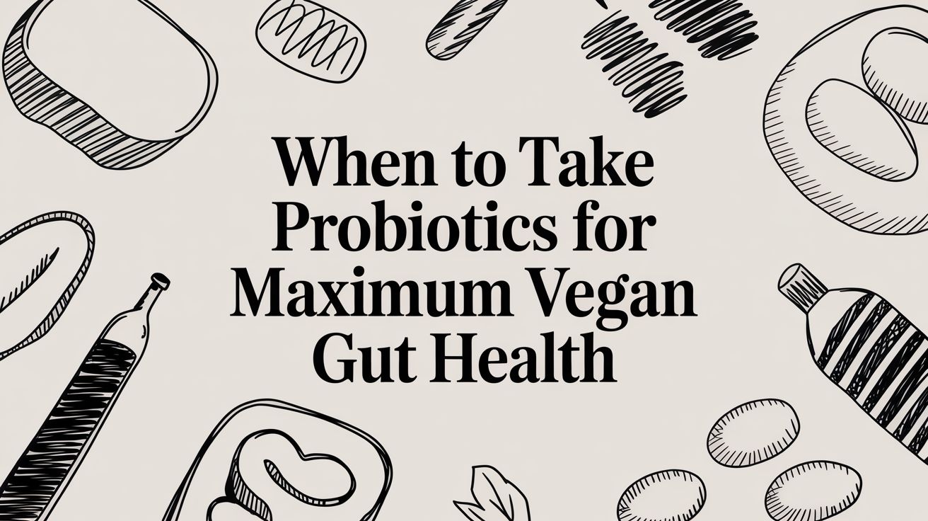 When to Take Probiotics for Maximum Vegan Gut Health - Mysuperfoodrx