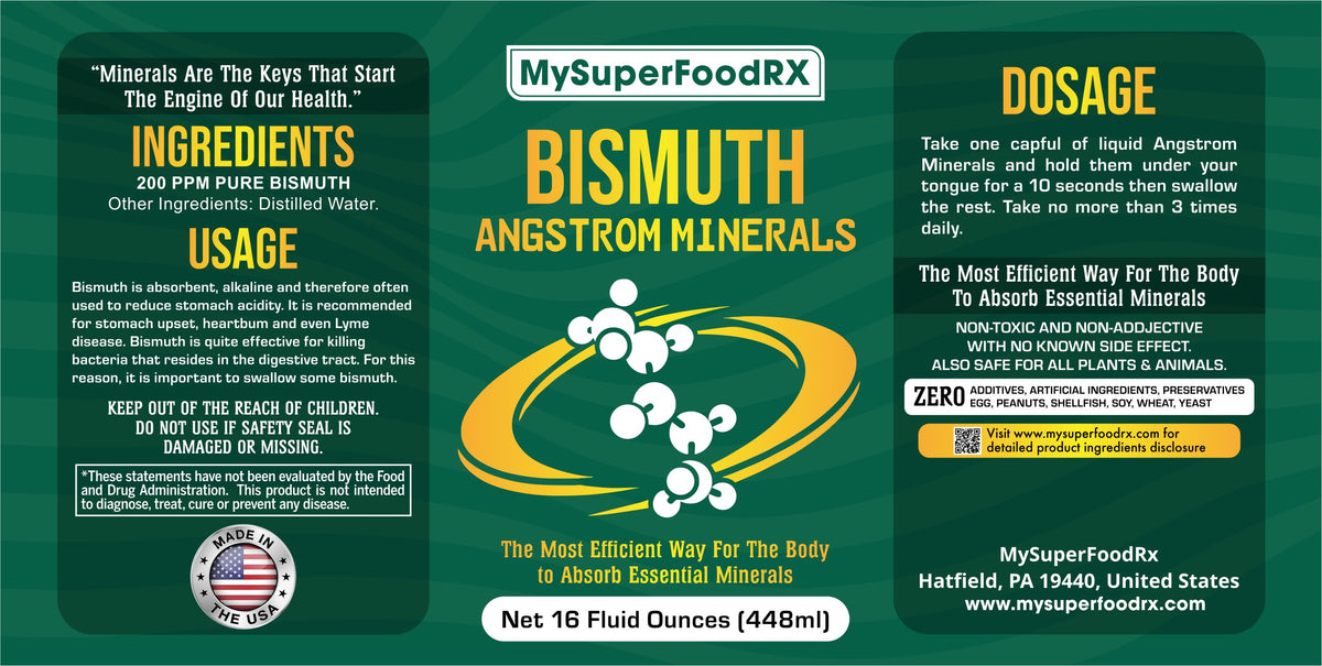 MySuperFoodRX Bismuth - 16oz Bottle