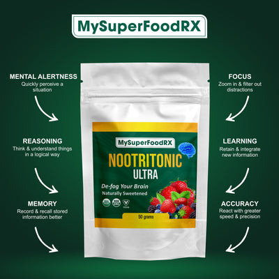 Nootritonic Ultra Powder 50g - Brain Nourishment for Optimal Function
