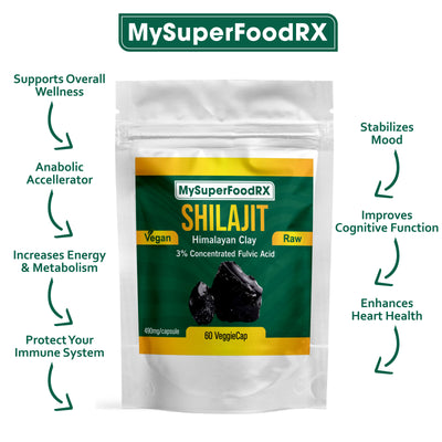MySuperFoodRX Himalayan Shilajit Capsules