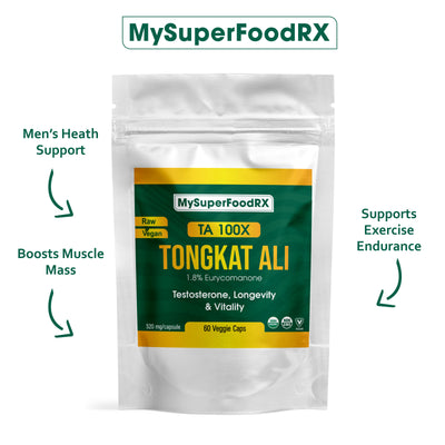 Tongkat Ali 4x1 Powder for Testosterone Boost - 2 Oz