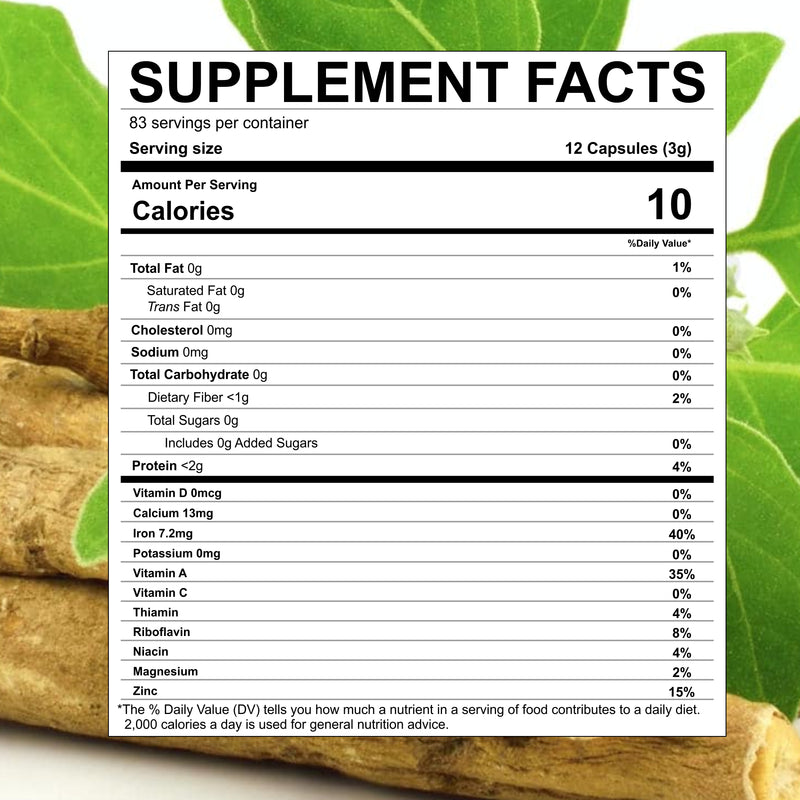 90% Chlorella 10% Ashwagandha Tablets