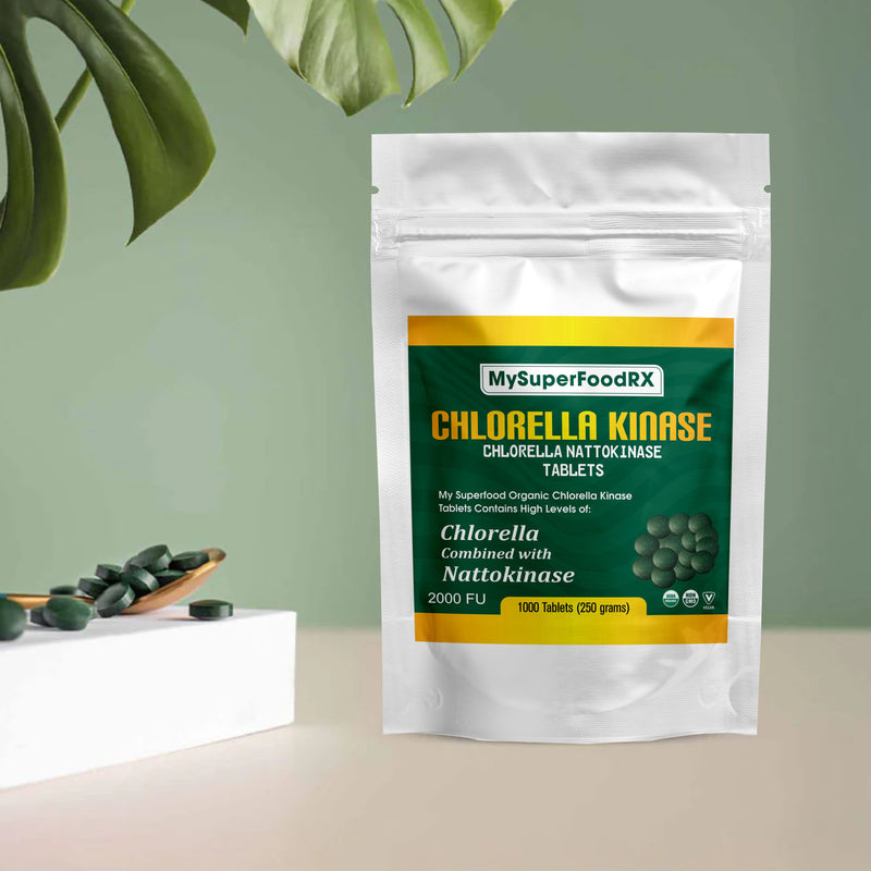 Chlorellakinase Tablets - Chlorella With Nattokinase (10%)