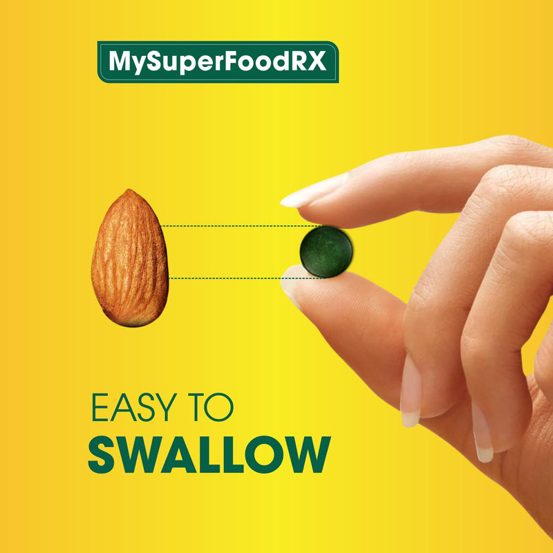 100% Organic Chlorella/Spirulina 50/50 Blend - 1000 Tablets - Mysuperfoodrx