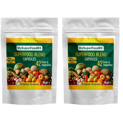 42 Superfood Blend Capsules - 60 Capsules: Fruits & Vegetables Capsules