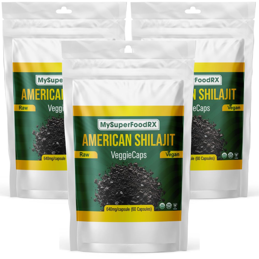 MySuperFoodRX American Shilajit Capsules - 60 Capsules