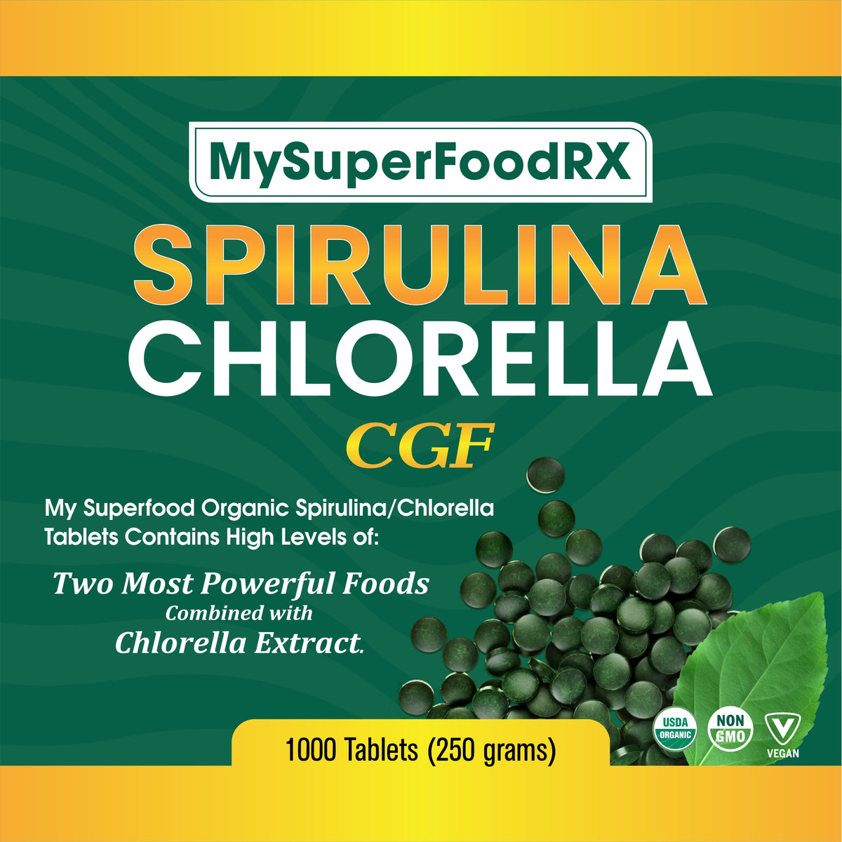 a box of my superfood rx spirulana chlorella
