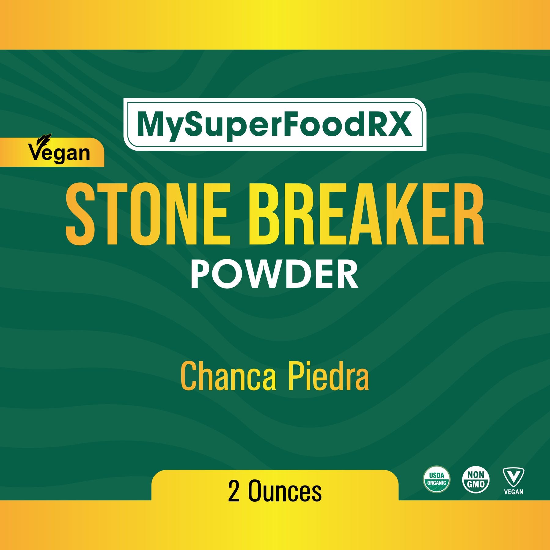 a label for stone breaker powder