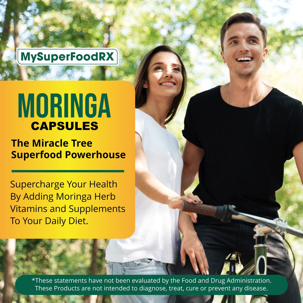 Moringa Capsules - India&#39;s Miracle Tree for Cardiovascular &amp; Eye Health (60 Capsules) - Mysuperfoodrx