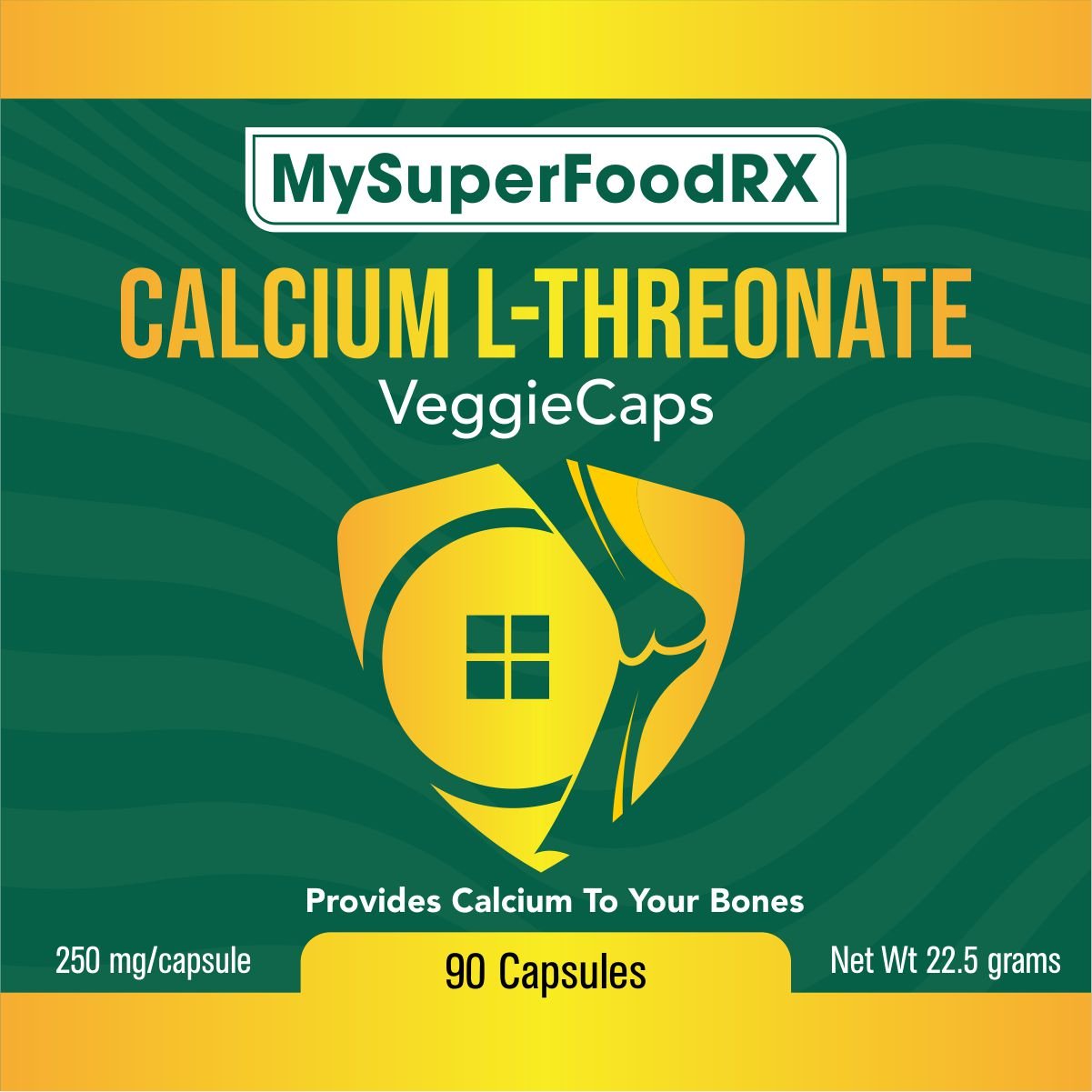 MySuperFoodRX Calcium L - Threonate Capsules - Mysuperfoodrx