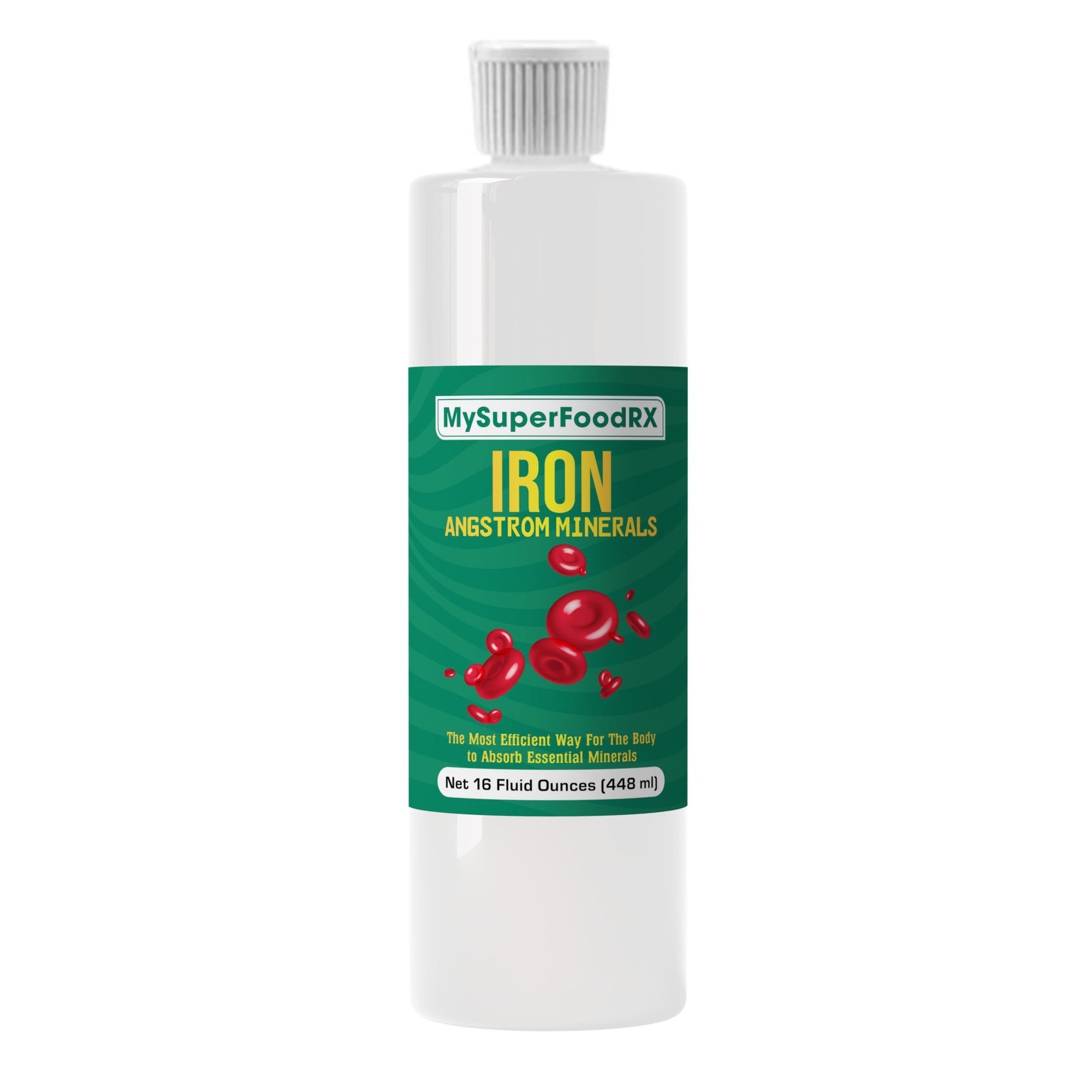 MySuperFoodRX Liquid Angstrom Iron Mineral - 16oz Bottle - Mysuperfoodrx