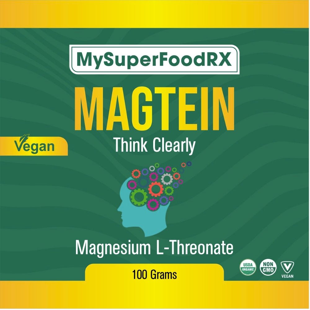 MySuperFoodRX Magtein 100g Powder - Mysuperfoodrx