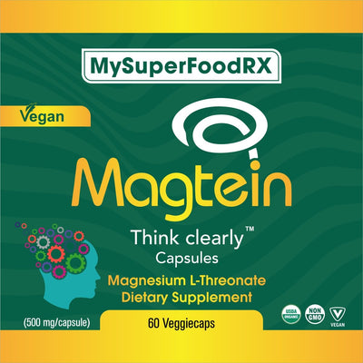 MySuperFoodRX Magtein Capsules (60 Capsules)