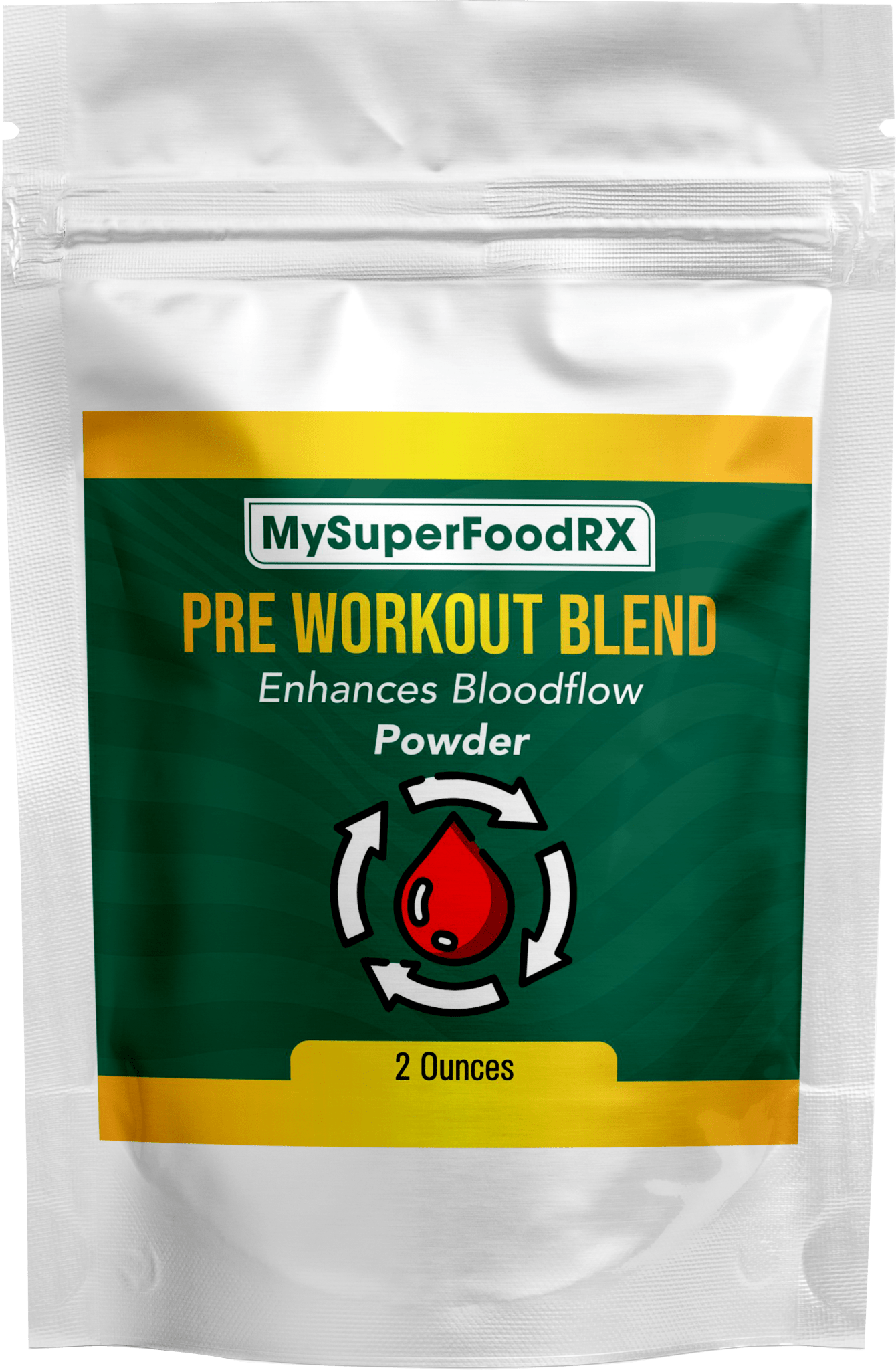 MySuperFoodRX Pre Workout Blend 2 oz Powder - Mysuperfoodrx
